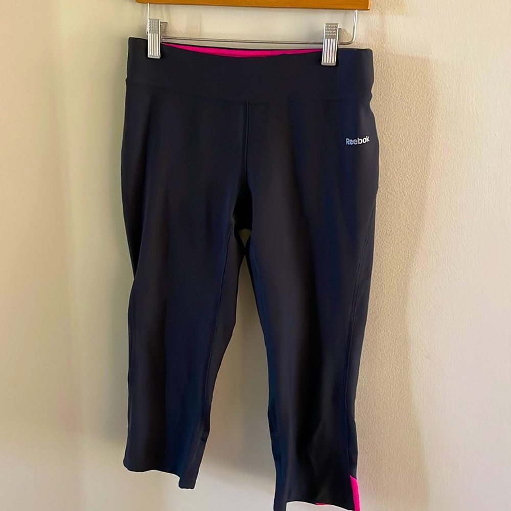 3/4 length leggings by Reebok, size S.